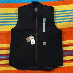 Carhartt Men DUCK VEST ARCTIC-QUILT LINED Large